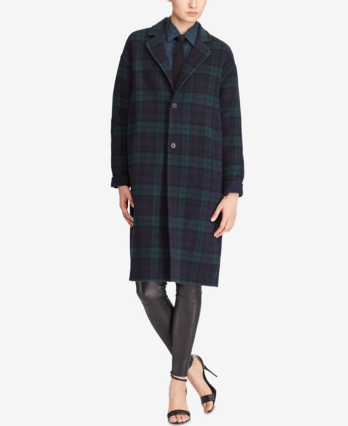 Polo Ralph Lauren Tartan Coat & Reviews - Jackets & Blazers - Women ...
