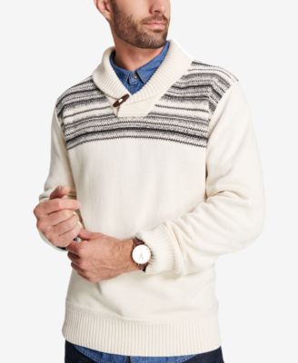 mens toggle button sweater