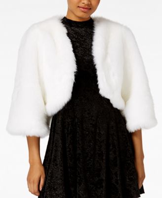 macys faux fur jacket