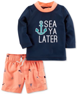 baby boy swim shirt