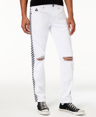 checkered jeans for men