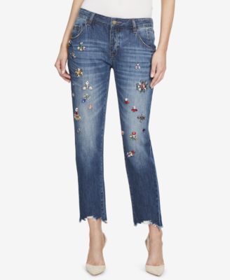 jewel embellished jeans