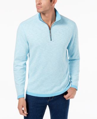 tommy bahama quarter zip sweater