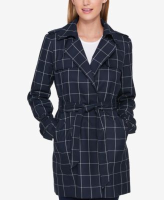 plaid wrap jacket