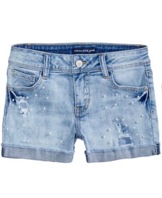 kids blue jean shorts
