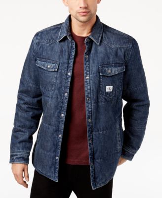 quilted denim jacket mens