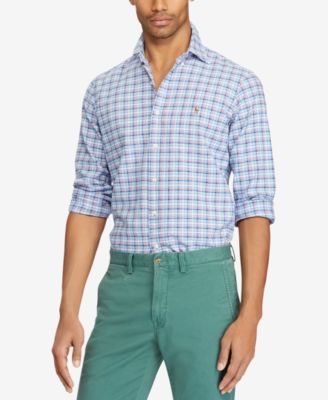 slim fit stretch oxford shirt