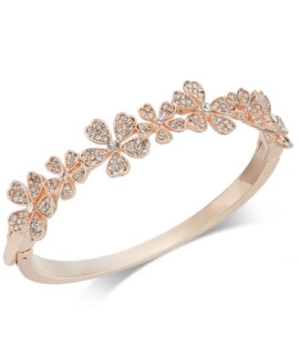 Charter Club Rose Gold-Tone Crystal 