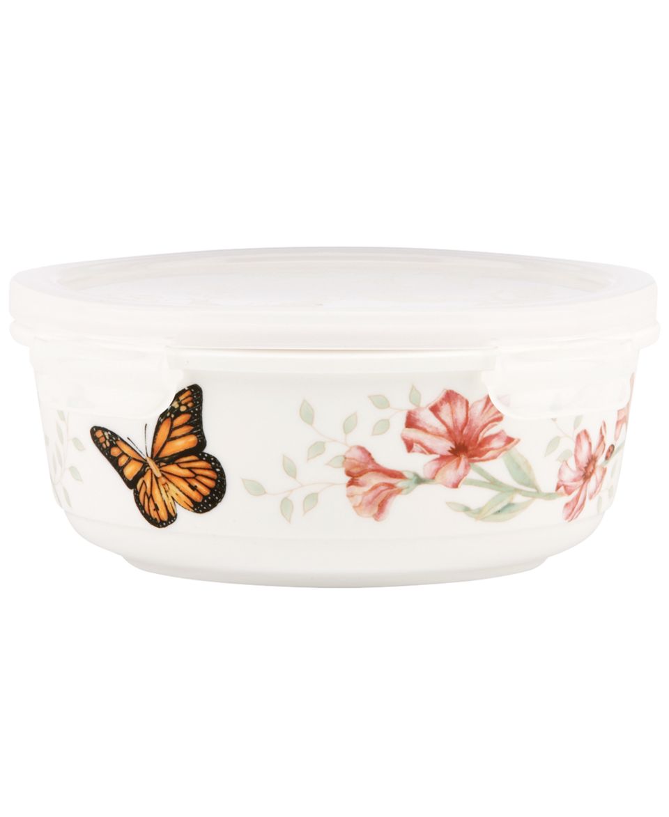 Lenox Serveware, Butterfly Meadow Serving and Storage Bowl with Lid