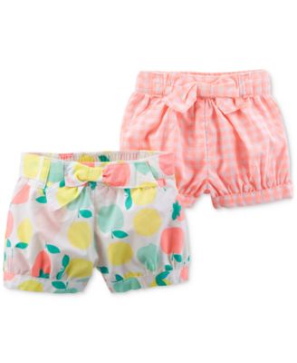 carters girl shorts