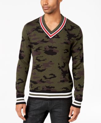 men's v neck varsity sweater