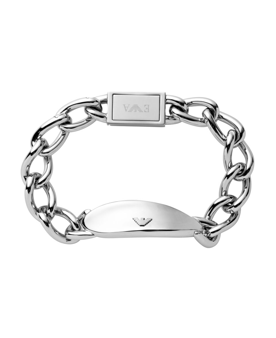 Breil Mens Bracelet, Stainless Steel and Carbon Fiber Link Bracelet