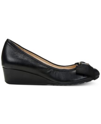cole haan bow wedge