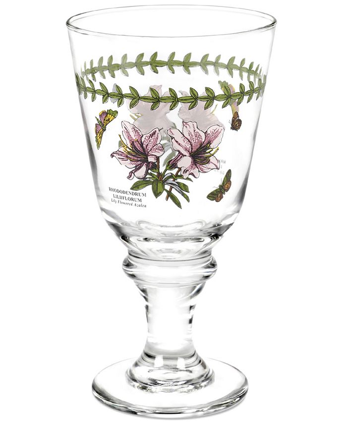 Portmeirion Glassware, Set of 4 Botanic Garden Wine Glasses & Reviews Glassware & Drinkware