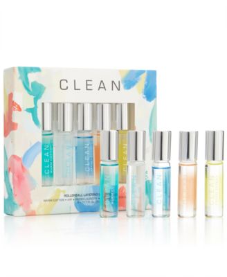 clean perfume rollerball set