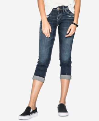 silver suki cropped jeans