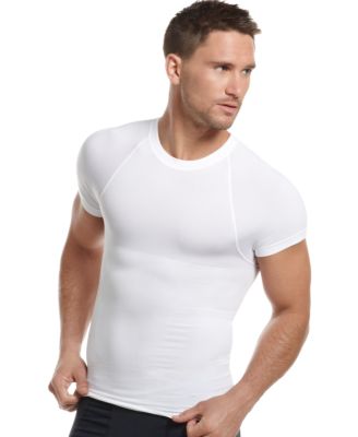 One Flat Jack Men's Underwear, Body Shaper Seamless V Neck T Shirt ...