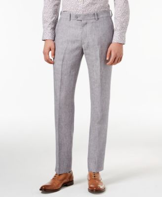 gray slim pants