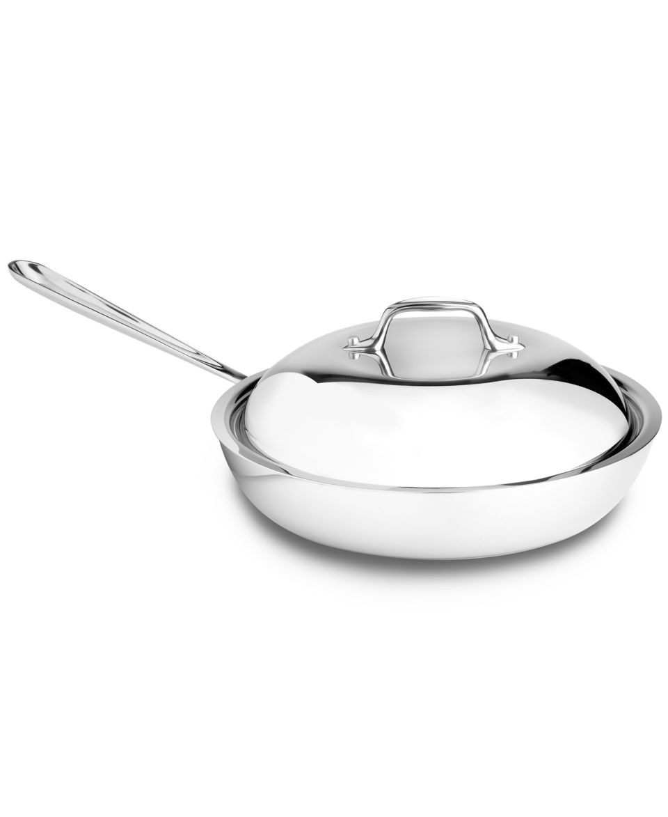 All Clad Stainless Steel Covered French Skillet, 11