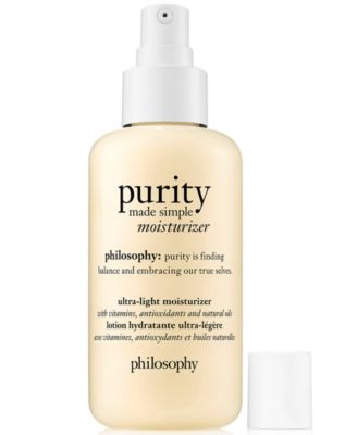 philosophy made simple moisturizer