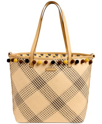 vera bradley straw tote