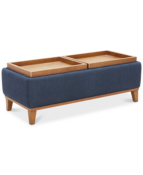 Blue Leather Ottoman Coffee Table Barkeaterlake Com Shop for coffee table ottomans in ottomans. blue leather ottoman coffee table