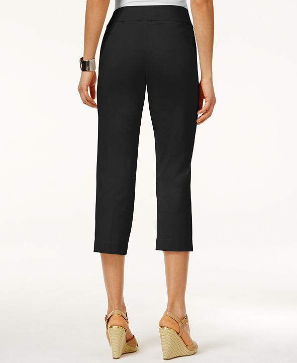 JM Collection Embellished Pull-On Capri Pants, Created for Macy's & Reviews - Pants & Leggings