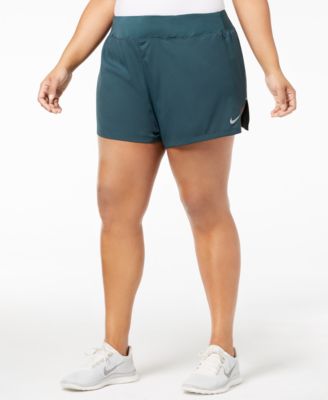 macys plus size nike shorts