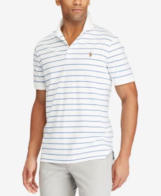 Striped Classic Fit Soft-Touch Polo 