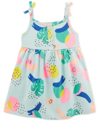 tropical print baby clothes