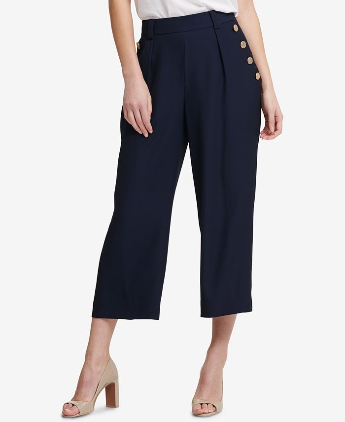 DKNY Cropped Sailor Pants & Reviews - Pants & Leggings - Women - Macy's