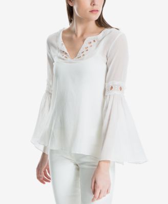 macys cotton blouses