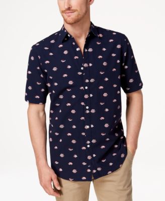 men's fish print shirts