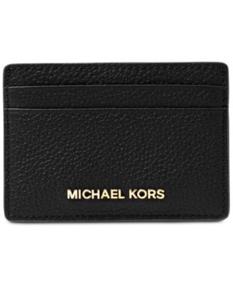 Michael Kors Pebble Leather Card Holder 