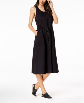 organic cotton midi dress