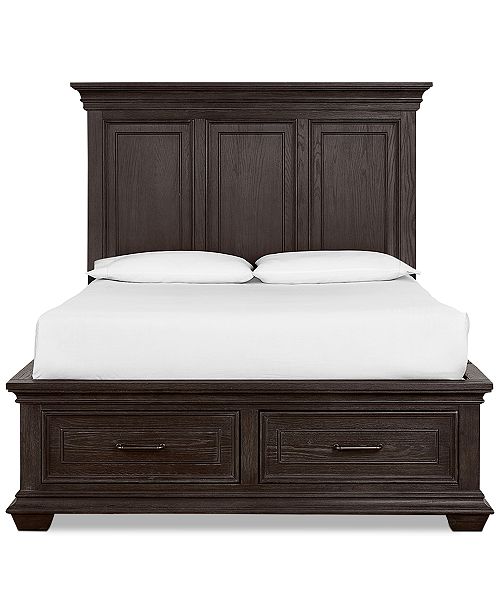 Furniture Hansen Storage Queen Bed Created For Macy S Reviews Furniture Macy S