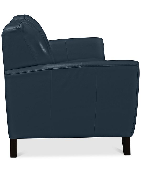 Furniture Myia 82" Leather Sofa, Created for Macy's