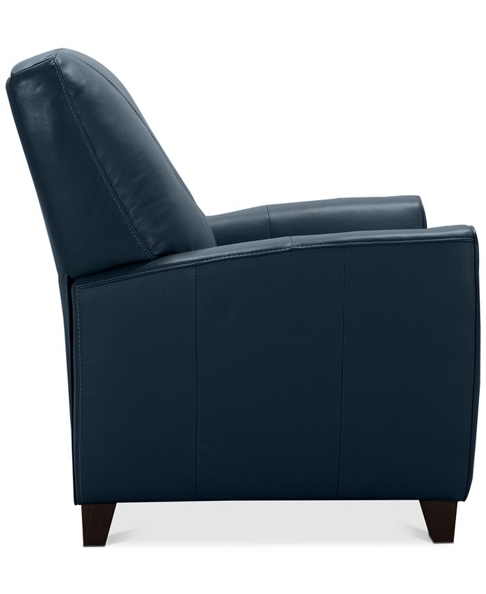 Furniture Myia Leather Pushback Recliner, Created for Macy's & Reviews