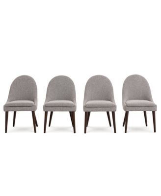 set of 4 dining chairs with wheels