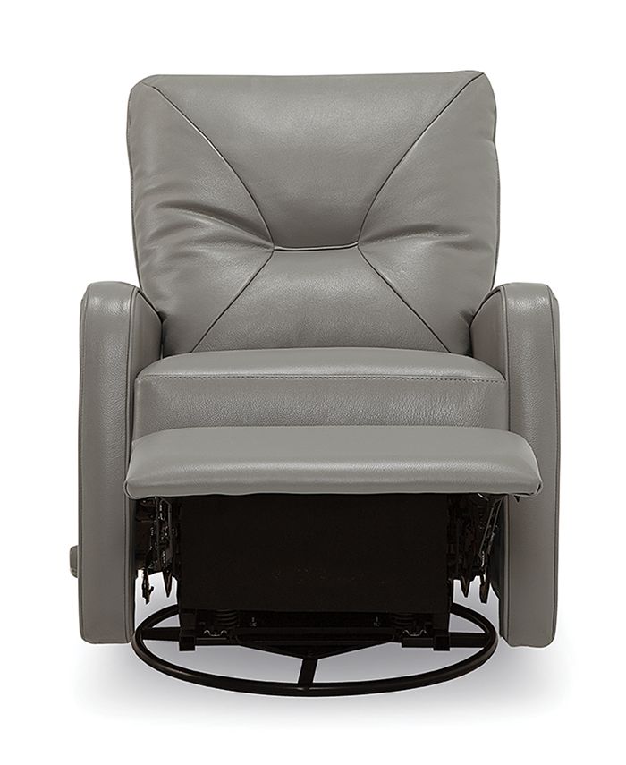 Furniture Finchley Leather Swivel Rocker Recliner & Reviews Recliners