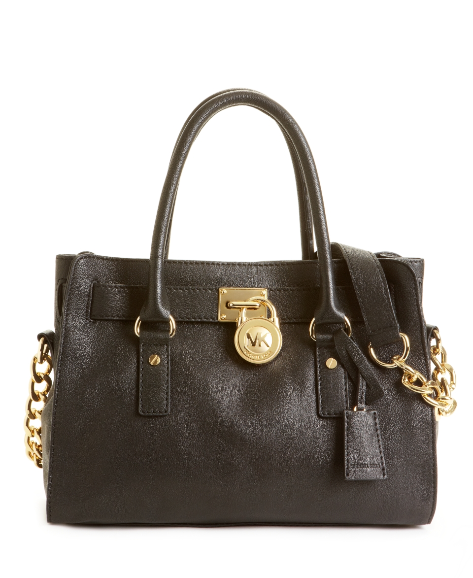 MICHAEL Michael Kors Handbag, Hamilton Gold Hardware East West Satchel