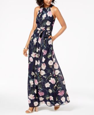 flowing chiffon maxi dress