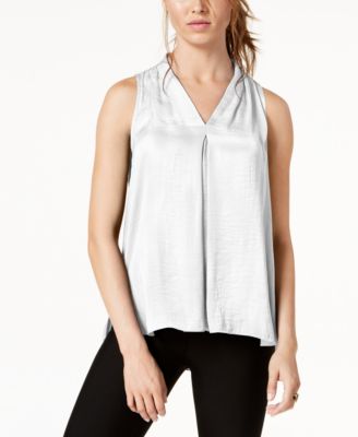 vince camuto inverted pleat top