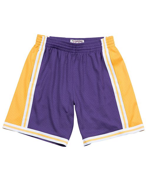 Mitchell Ness Men S Los Angeles Lakers Swingman Shorts Reviews Sports Fan Shop By Lids Men Macy S