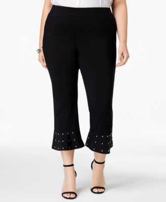 macys plus size capris