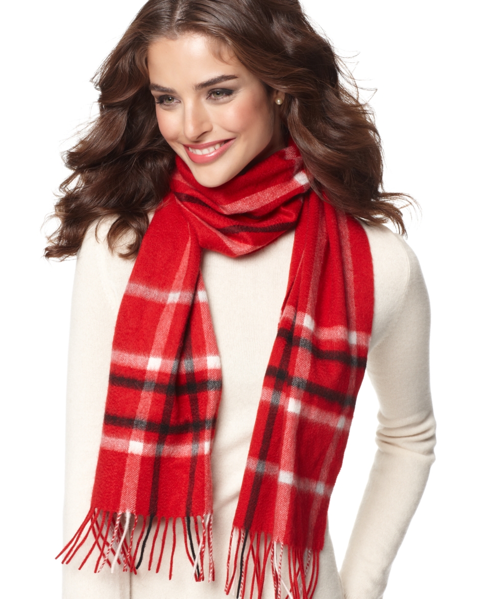 Charter Club Scarf, Exploded Signature Plaid Cashmere Scarf   Handbags