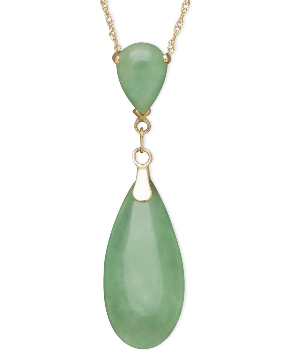 10k Gold Pendant, Jade   Necklaces   Jewelry & Watches