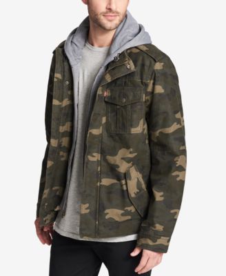 levi's hooded sherpa lined jacket