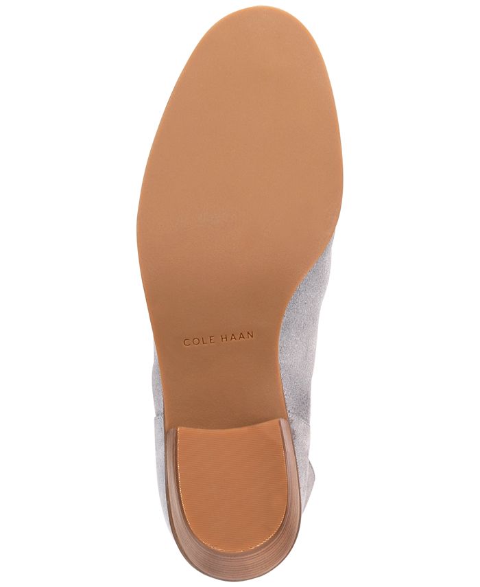 alayna slouch suede bootie