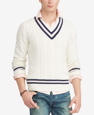 ralph lauren cricket sweater mens